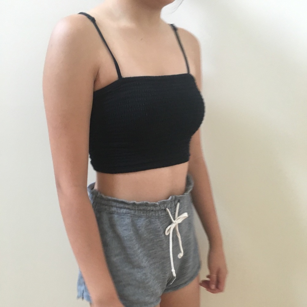 Pacsun black crop top